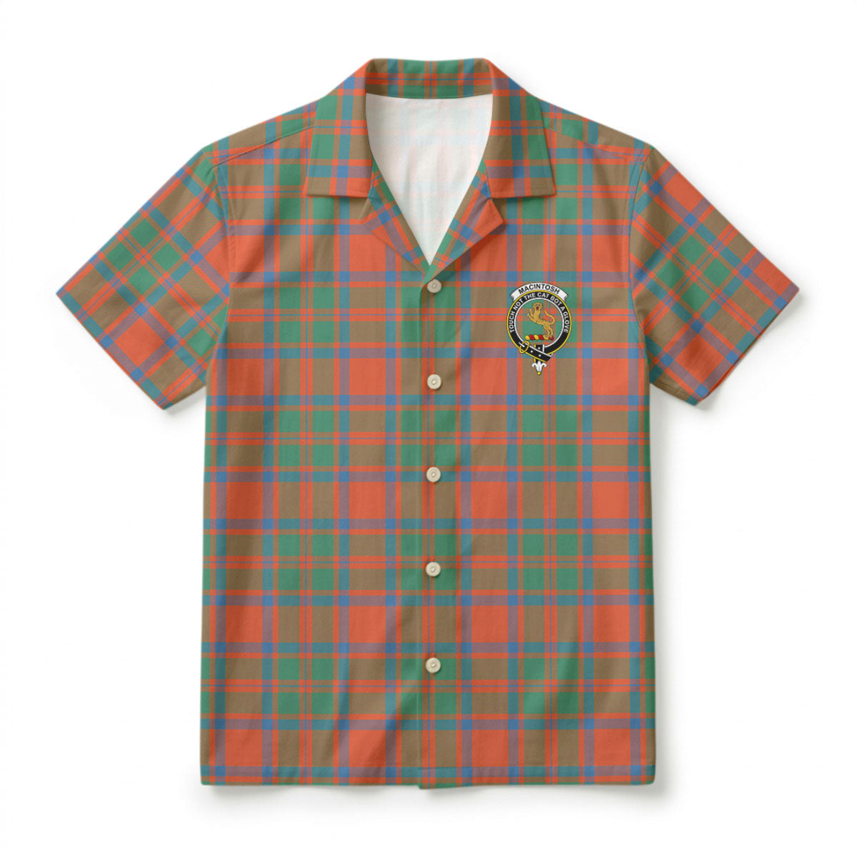 MacIntosh Ancient Tartan Crest Hawaiian Shirt