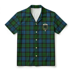 MacKie Tartan Crest Hawaiian Shirt
