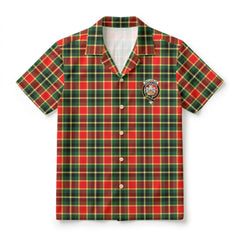 MacLachlan Hunting Modern Tartan Crest Hawaiian Shirt