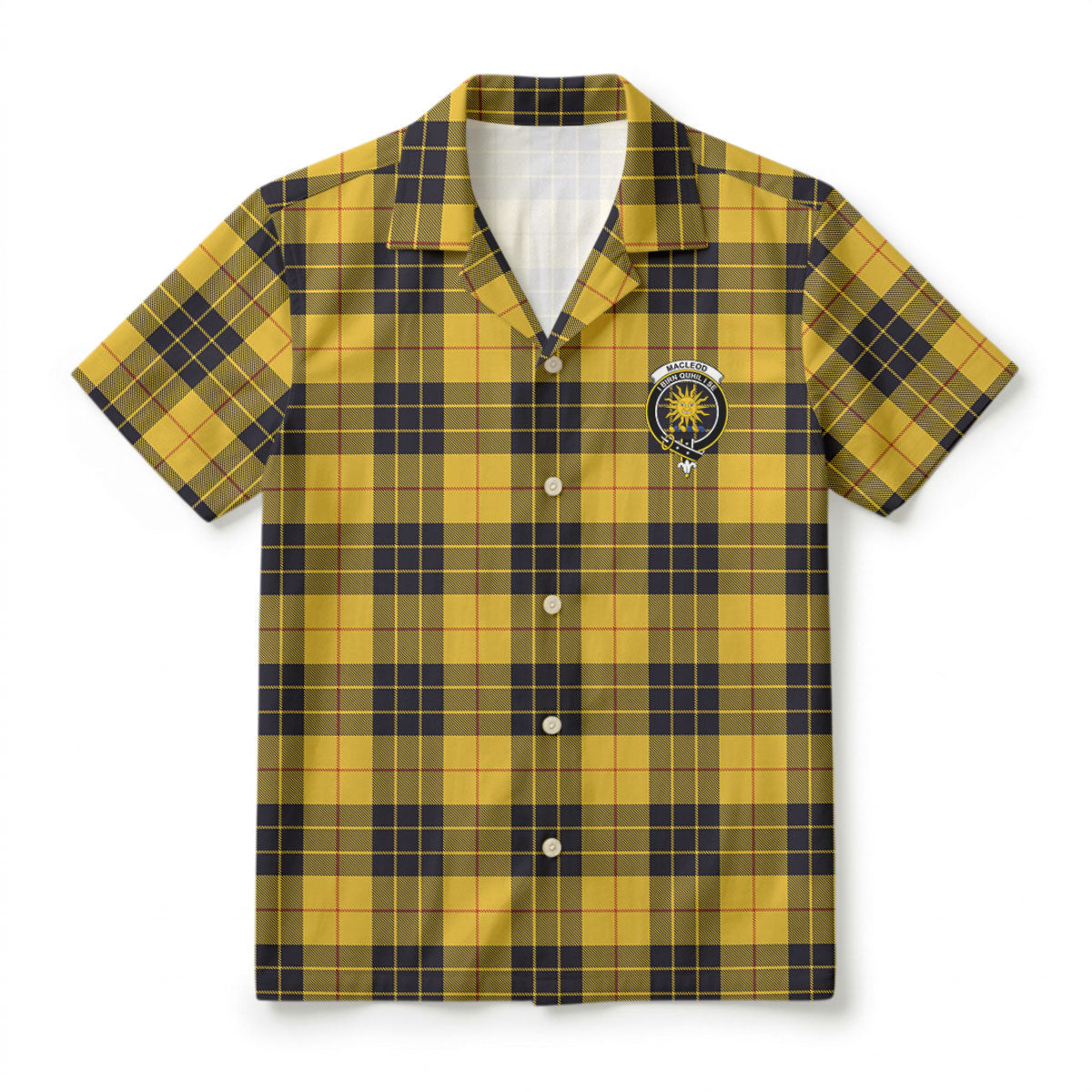 MacLeod of Lewis Ancient Tartan Crest Hawaiian Shirt