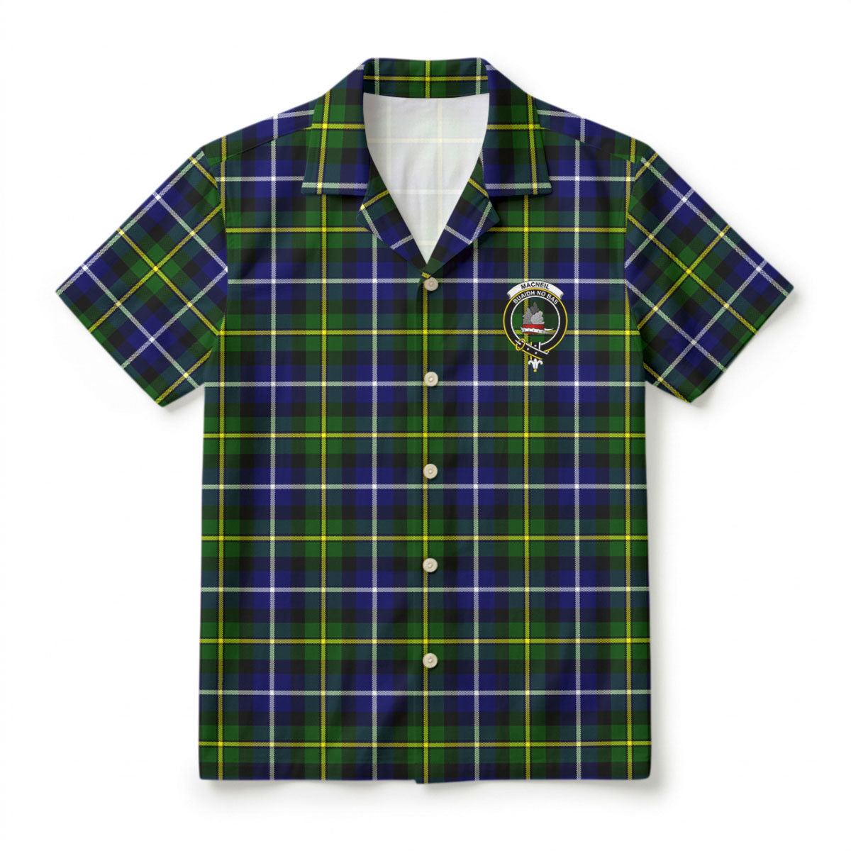 MacNeil of Barra Modern Tartan Crest Hawaiian Shirt