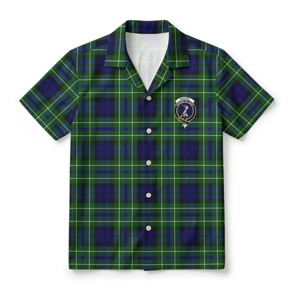 MacNeil of Colonsay Modern Tartan Crest Hawaiian Shirt