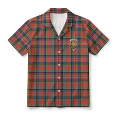 MacPherson Ancient Tartan Crest Hawaiian Shirt