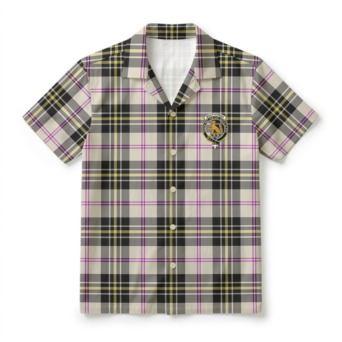 MacPherson Dress Ancient Tartan Crest Hawaiian Shirt