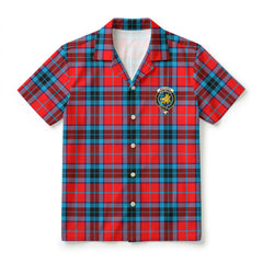 MacTavish Modern Tartan Crest Hawaiian Shirt