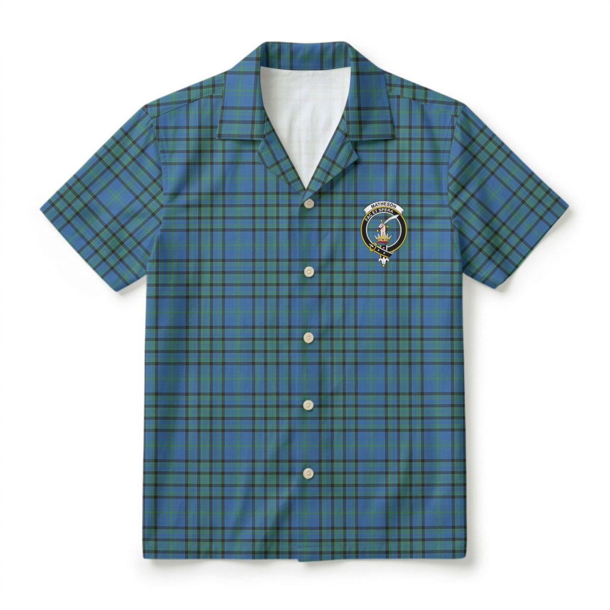 Matheson Hunting Ancient Tartan Crest Hawaiian Shirt