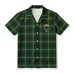 McArthur Modern Tartan Crest Hawaiian Shirt