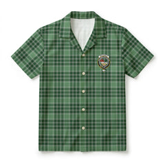 McDonald Lord of the Isles Hunting Tartan Crest Hawaiian Shirt
