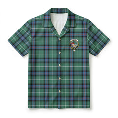 McDonald of the Isles Hunting Ancient Tartan Crest Hawaiian Shirt