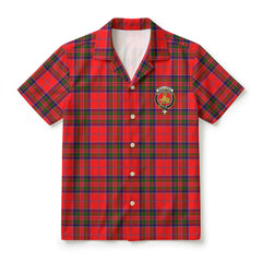 McGillivray Modern Tartan Crest Hawaiian Shirt