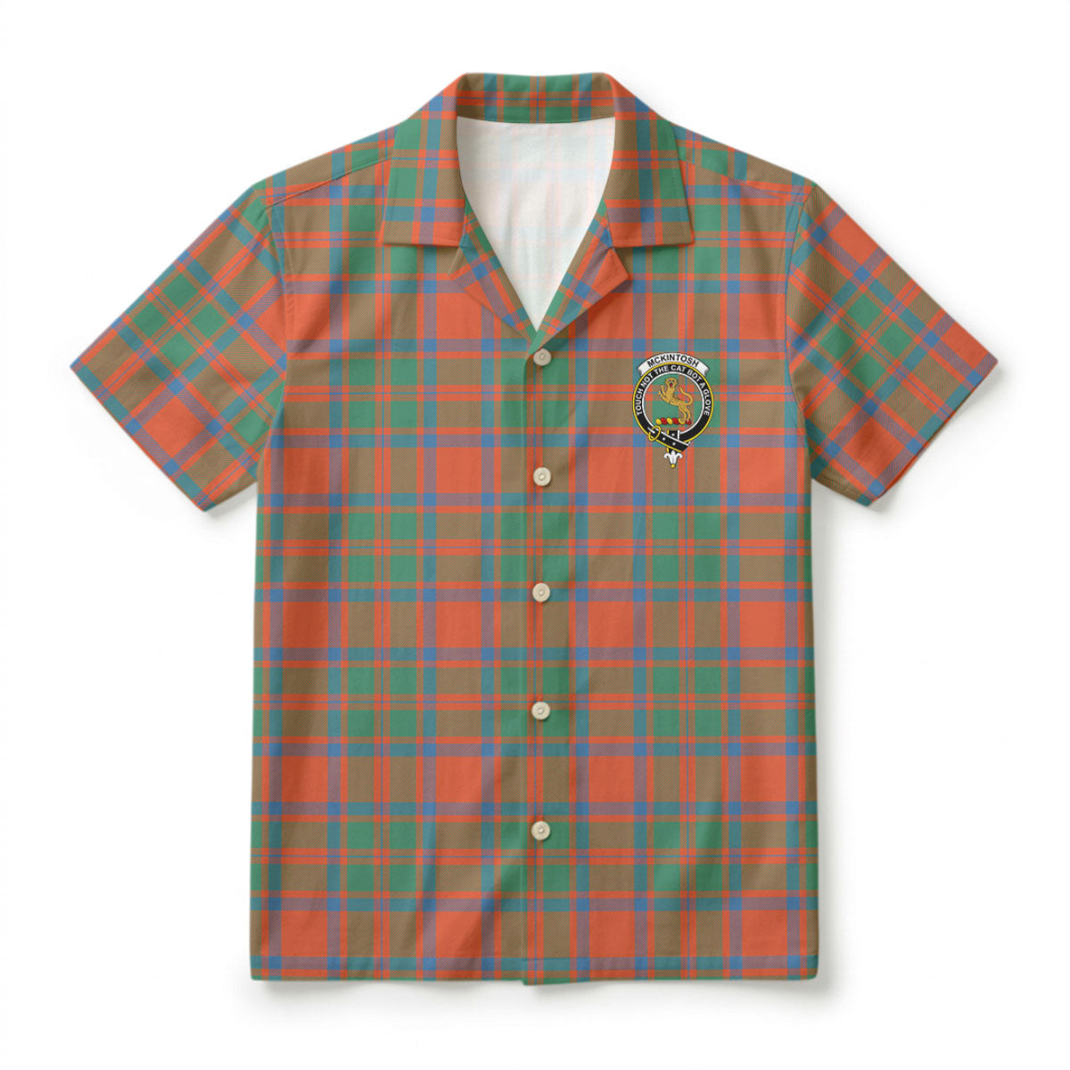 McKintosh Ancient Tartan Crest Hawaiian Shirt