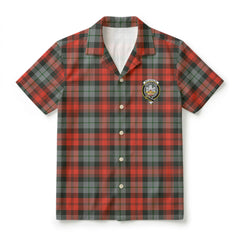 McLachlan Weathered Tartan Crest Hawaiian Shirt