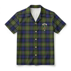 McLaren Modern Tartan Crest Hawaiian Shirt