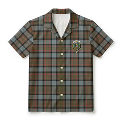 McLaren Weathered Tartan Crest Hawaiian Shirt