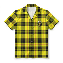 McLeod of Lewis Modern Tartan Crest Hawaiian Shirt