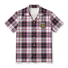 McPherson Hunting Modern Tartan Crest Hawaiian Shirt