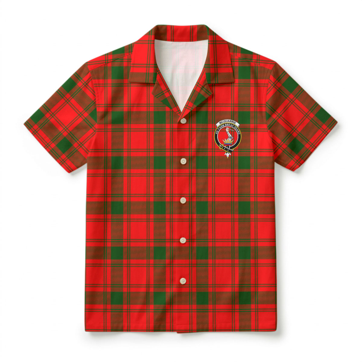McQuarrie Tartan Crest Hawaiian Shirt