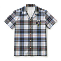 McRae Dress Modern Tartan Crest Hawaiian Shirt