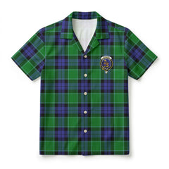 Monteith Tartan Crest Hawaiian Shirt