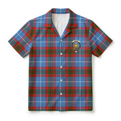 Newton Tartan Crest Hawaiian Shirt