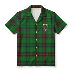 Orrock Tartan Crest Hawaiian Shirt