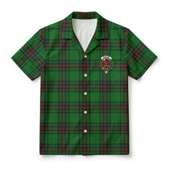 Primrose Tartan Crest Hawaiian Shirt