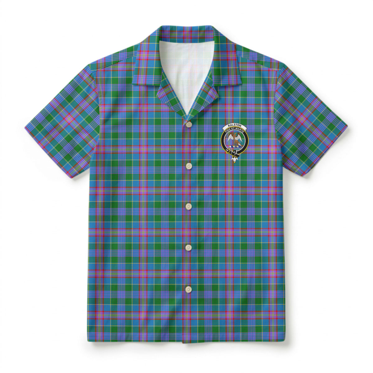 Ralston Tartan Crest Hawaiian Shirt