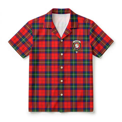 Ruthven Modern Tartan Crest Hawaiian Shirt