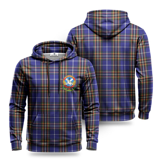 Scotland History Tours Tartan Crest Hoodie 1500
