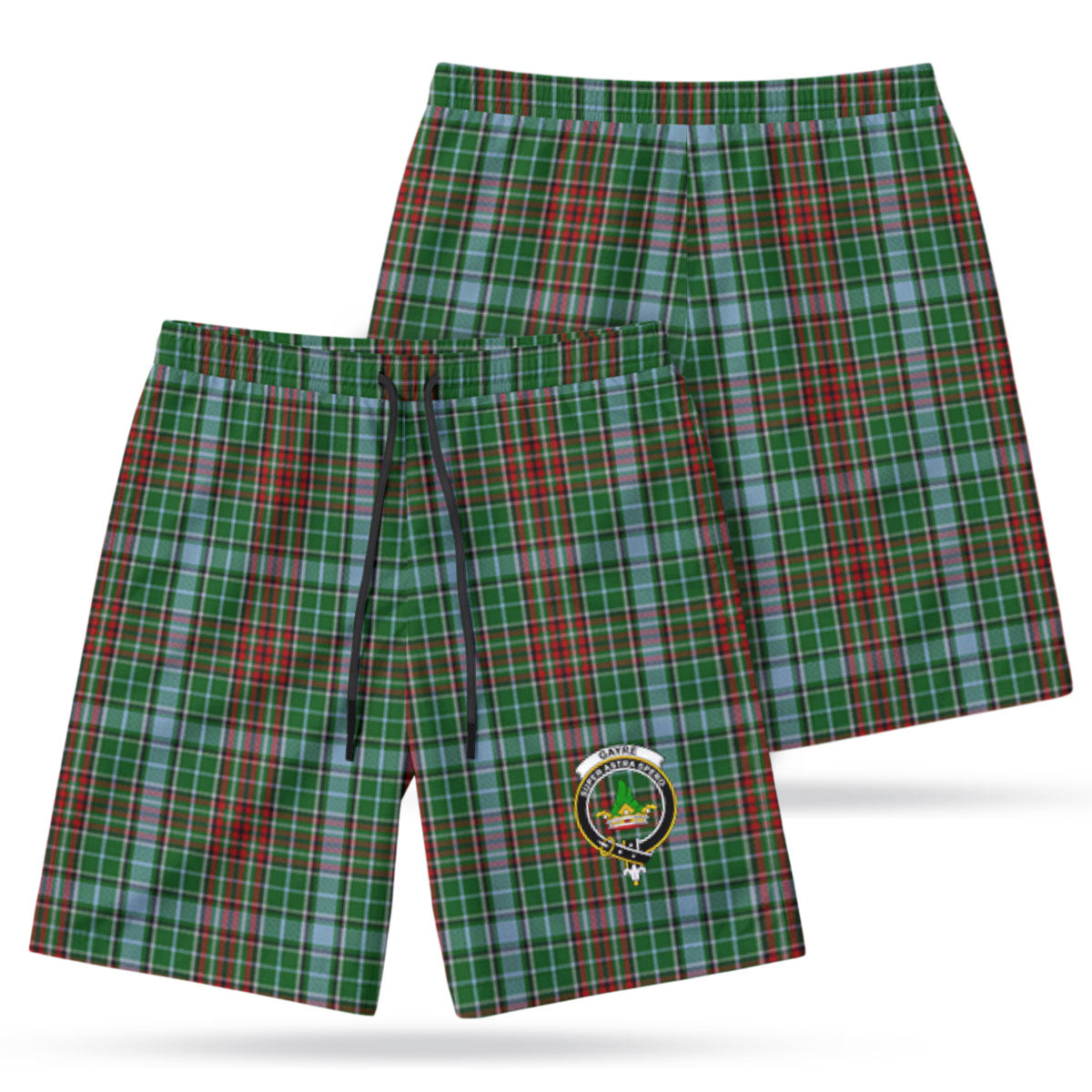 Gayre Tartan Crest Men's Beach Shorts
