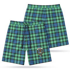 Graham of Montrose Ancient Tartan Crest Men's Beach Shorts