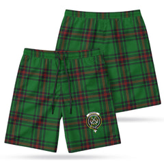 Kinnear Tartan Crest Men's Beach Shorts