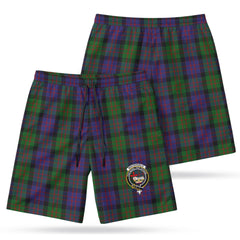 MacDonald Tartan Crest Men's Beach Shorts