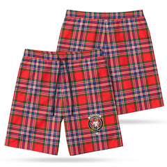 MacFarlane Modern Tartan Crest Men's Beach Shorts
