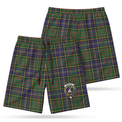MacMillan Hunting Modern Tartan Crest Men's Beach Shorts
