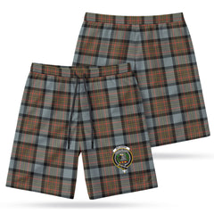 McLaren Weathered Tartan Crest Men's Beach Shorts