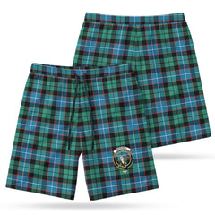 Mitchell Ancient Tartan Crest Men's Beach Shorts