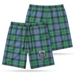 Morrison Ancient Tartan Crest Men's Beach Shorts