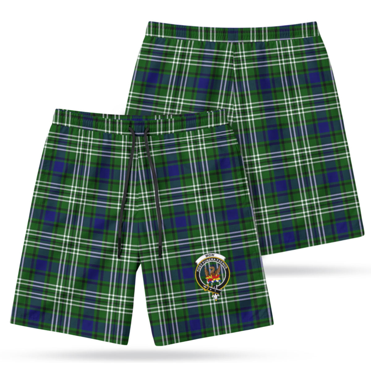 Mow Tartan Crest Men's Beach Shorts