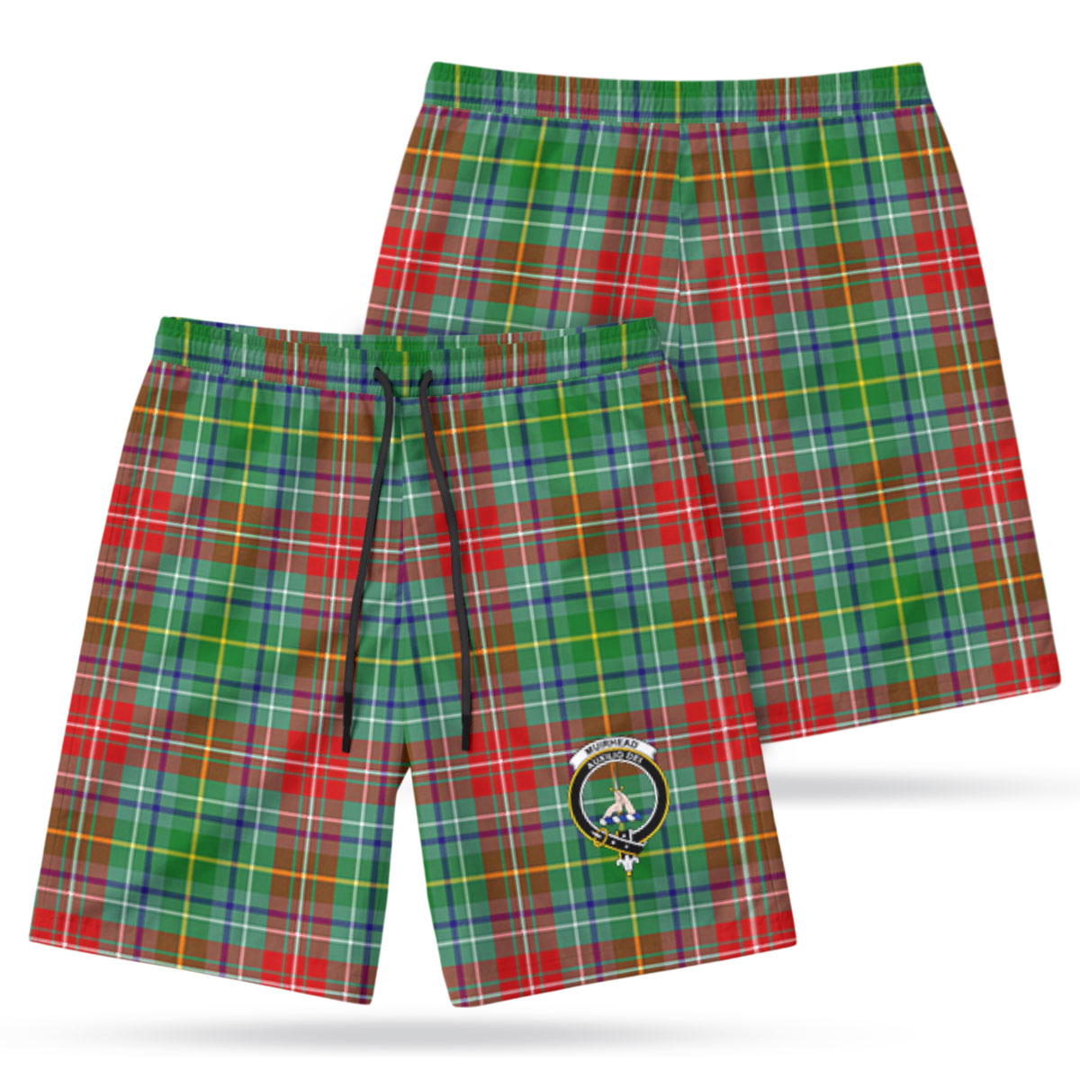 Muirhead Tartan Crest Men's Beach Shorts
