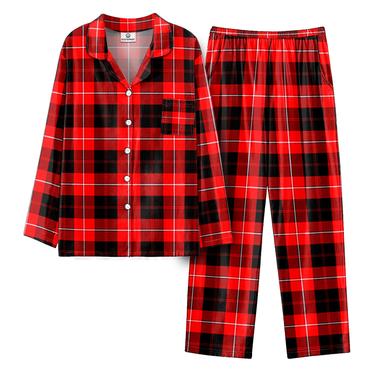Cunningham Modern Tartan Pajama Set