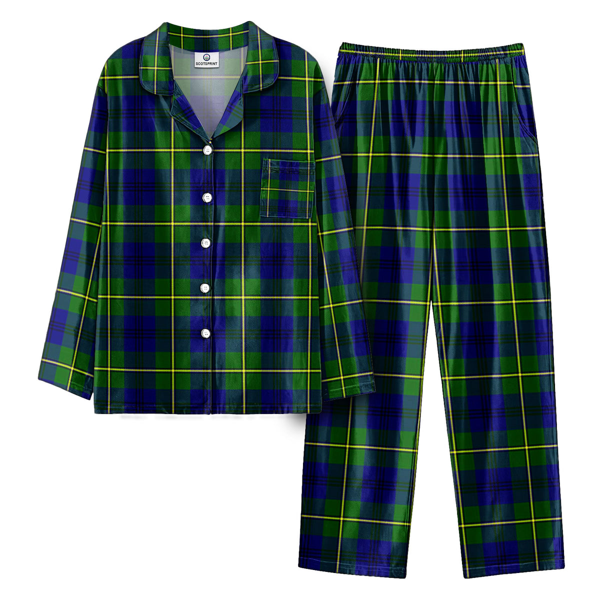 Johnston Modern Tartan Pajama Set