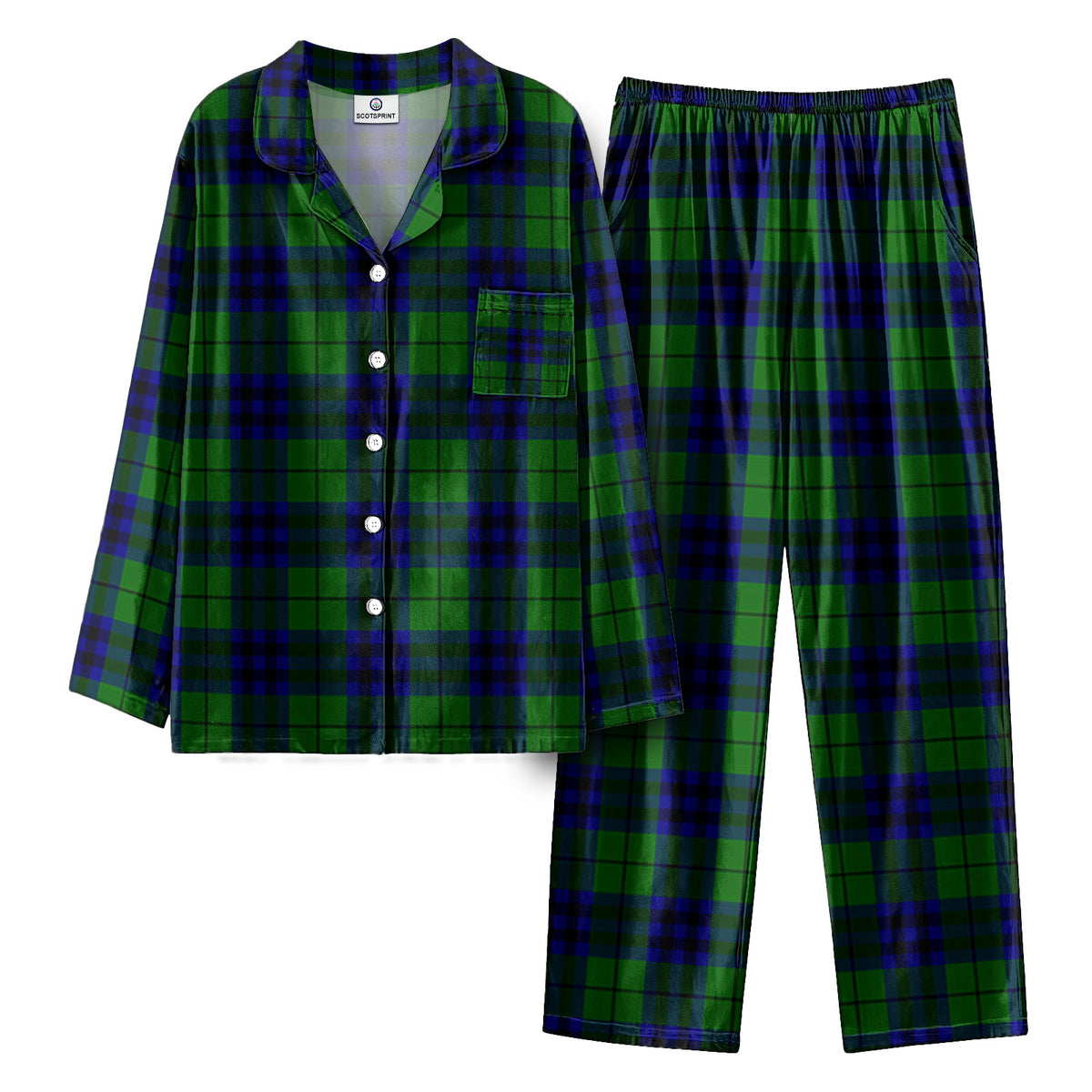 Keith Modern Tartan Pajama Set