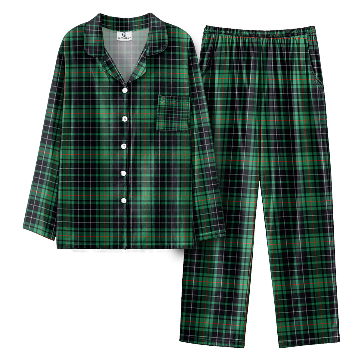 MacAuley Hunting Ancient Tartan Pajama Set