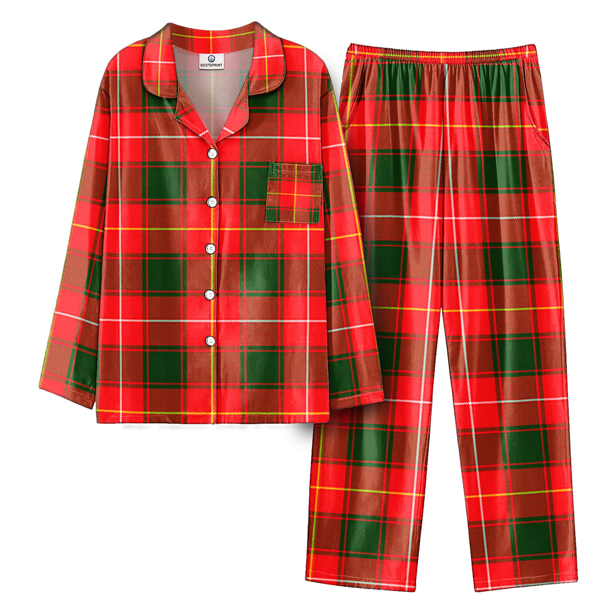 MacPhee Modern Tartan Pajama Set