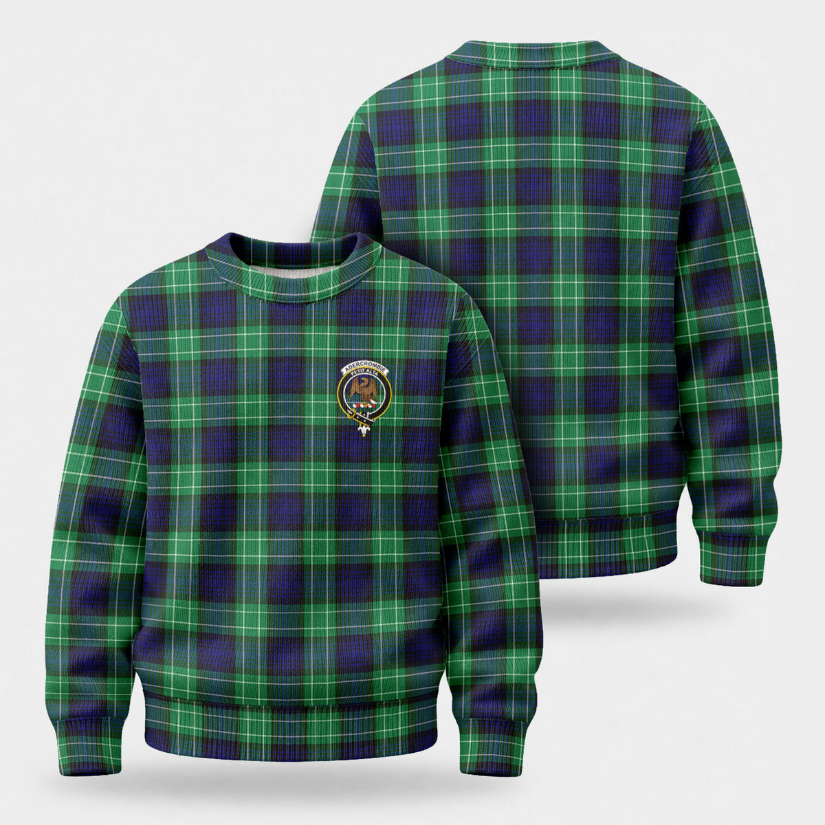 Abercrombie Tartan Crest Sweater