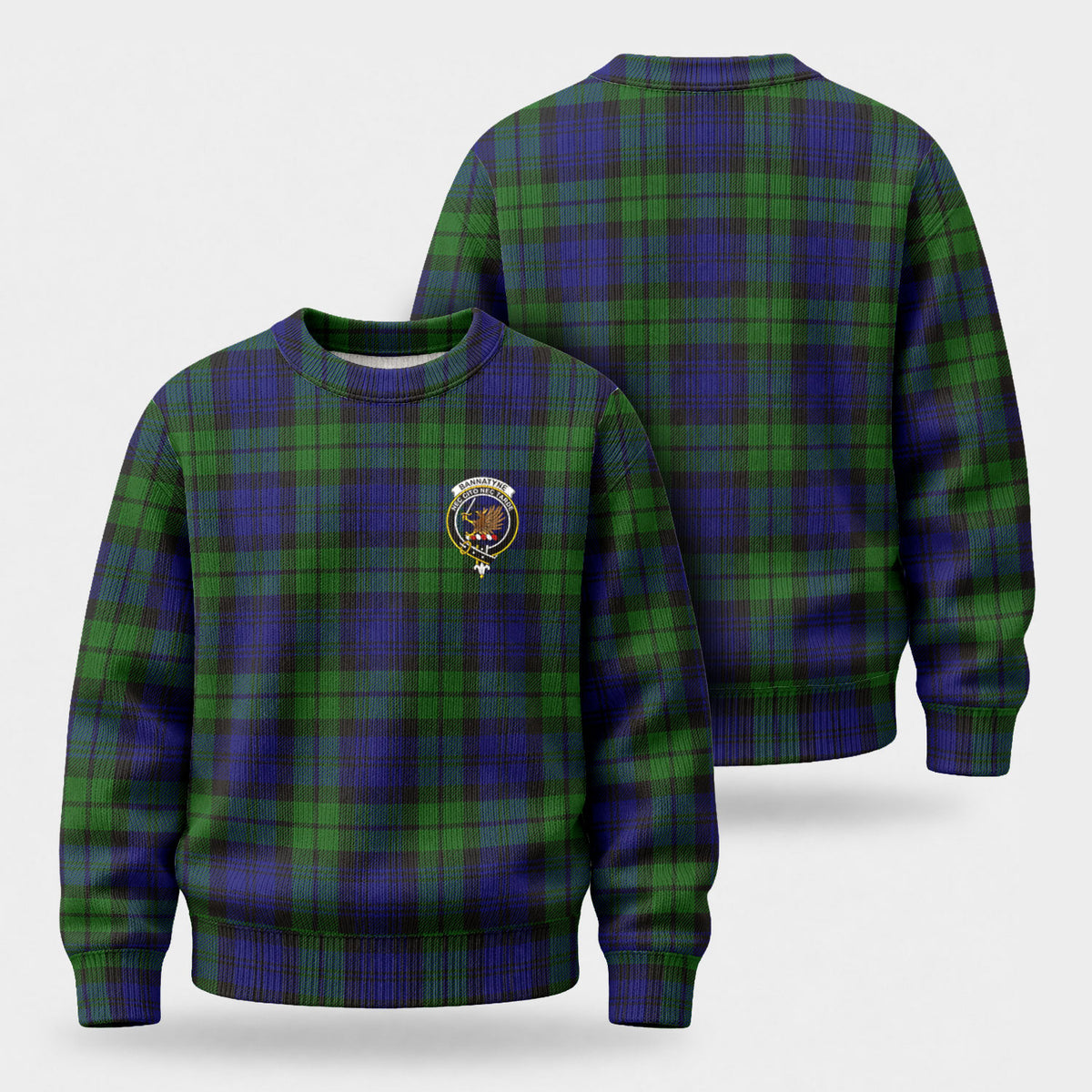 Bannatyne Tartan Crest Sweater