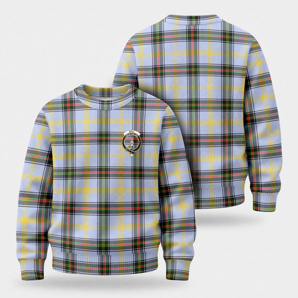Bell of the Borders Tartan Crest Sweater