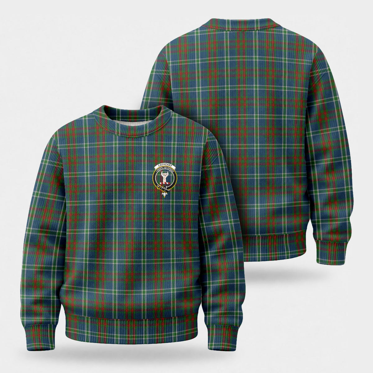 Cathcart Tartan Crest Sweater