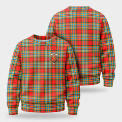 Chattan Tartan Crest Sweater